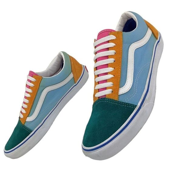 VANS Old Skool Colorblock Muliti Men’s Size 10/Women’s Size 11.5 - Picture 2 of 9